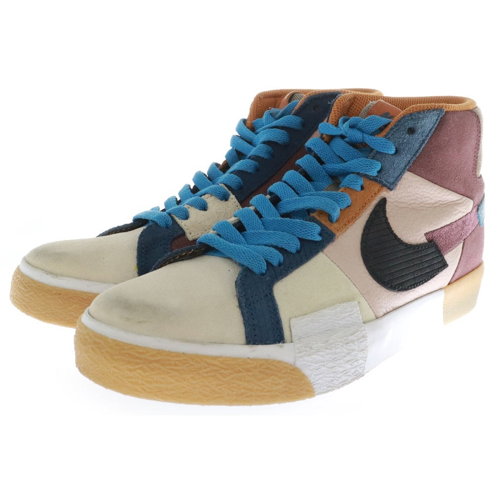 NIKE SB(ナイキエスビー) Blazer Mid Mosaic Brown ブレーザー ミッドカットスニーカー モザイクブラウン DA8854-600