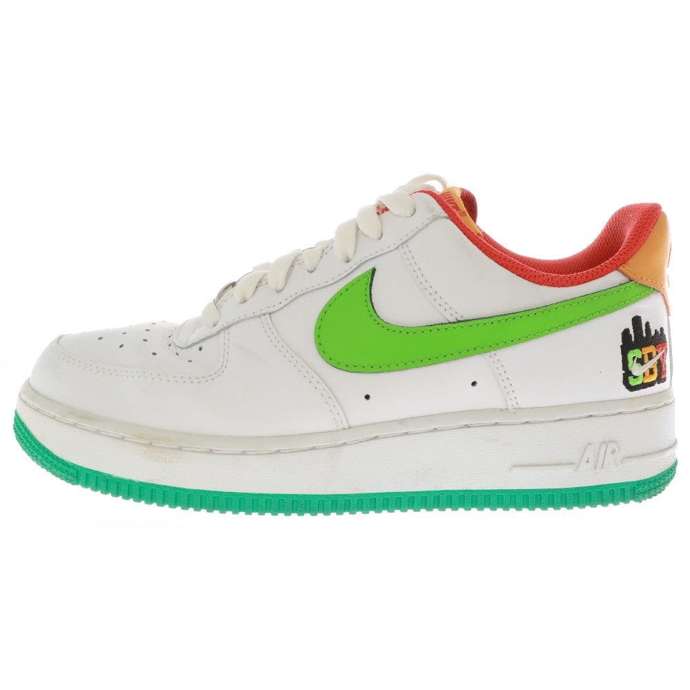 NIKE(ナイキ) AIR FORCE 1 07 LE エアフォース 1 07 LE ローカットスニーカー CQ7506-146 ホワイト/グリーン