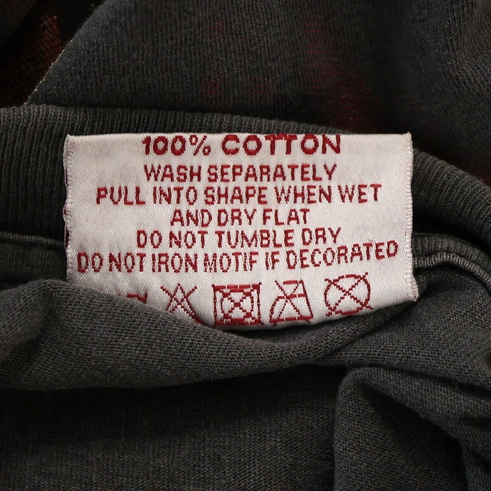 VINTAGE(ヴィンテージ) 90s MANOWAR HELL ON STAGE TEE マノウォー 両面プリント Tシャツ 半袖カットソー ブラック