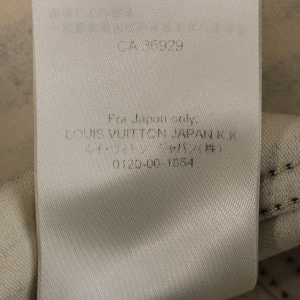 LOUIS VUITTON(ルイヴィトン) 24AW Mixed Stripes Utility Jacket パッチワーク ノーカラー ジップアップ ストライプ デニムブルゾン ジャケット 1AC1CJ インディゴ