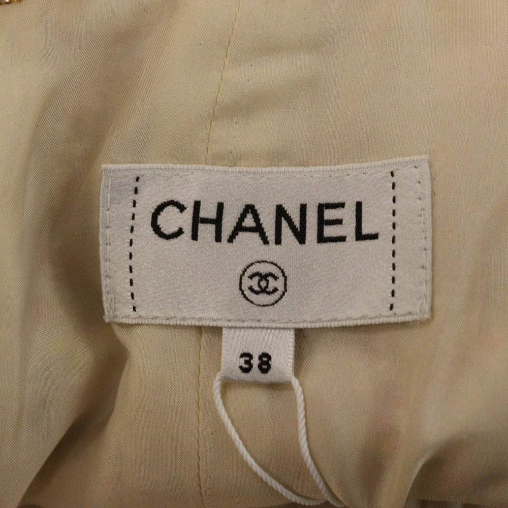CHANEL(シャネル) スパンコール ツイード ココマークボタン スカート P76295 V68067 マルチ