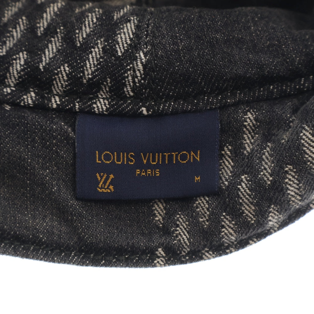 LOUIS VUITTON(ルイヴィトン) ×NIGO LV MADE ボネ・デニム パッチワークバケットハット ブラック MP3244