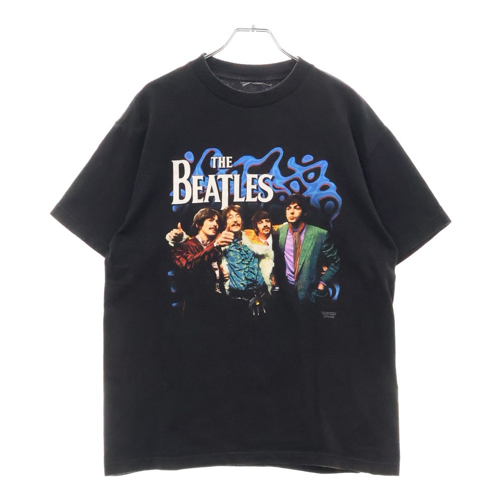 VINTAGE(ヴィンテージ) 00s THE BEATLES S/S TEE ビートルズ プリント クルーネック半袖Tシャツカットソー ブラック