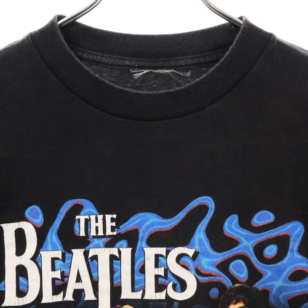 VINTAGE(ヴィンテージ) 00s THE BEATLES S/S TEE ビートルズ プリント クルーネック半袖Tシャツカットソー ブラック