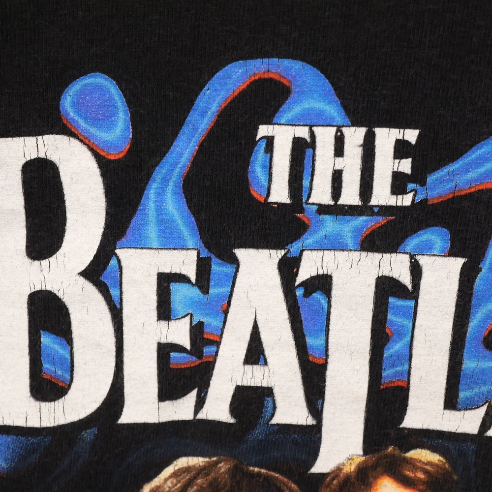 VINTAGE(ヴィンテージ) 00s THE BEATLES S/S TEE ビートルズ プリント クルーネック半袖Tシャツカットソー ブラック
