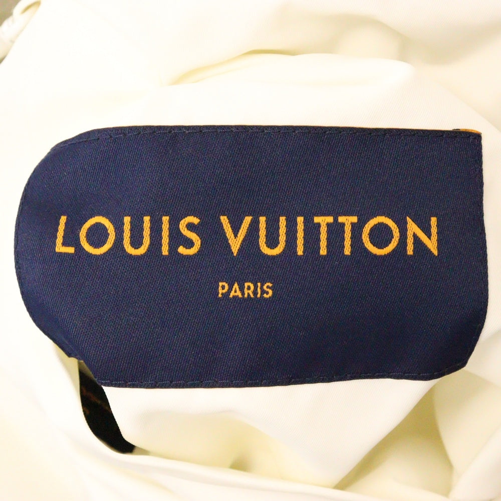 LOUIS VUITTON(ルイヴィトン) モノグラム ジップアップ フーディ リバーシブルウインドブレーカー RM222Q MO6 HLB46W ホワイト