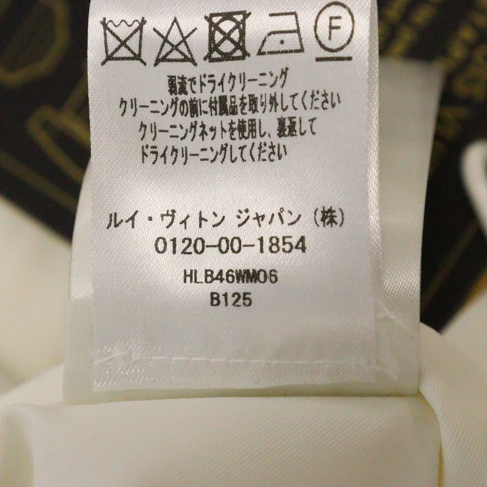 LOUIS VUITTON(ルイヴィトン) モノグラム ジップアップ フーディ リバーシブルウインドブレーカー RM222Q MO6 HLB46W ホワイト