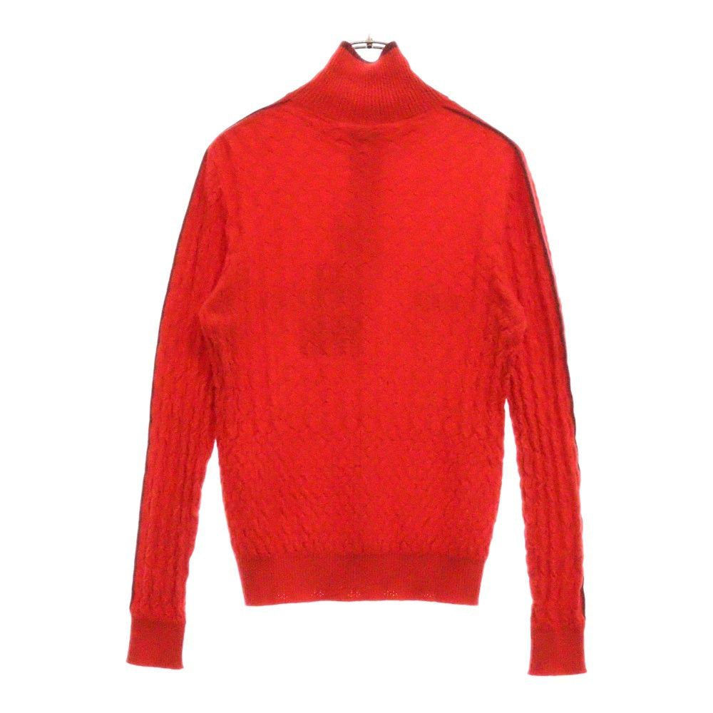 CHANEL(シャネル) 23AW カメリアボタン カシミア タートルネック ニットセーター P75664 レッド