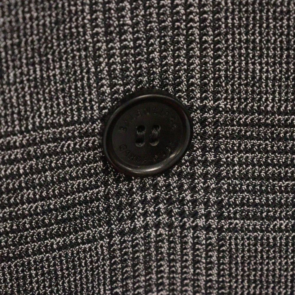 BALENCIAGA(バレンシアガ) 23AW チェック柄 オーバーサイズ 2B ダブルテーラードジャケット 773331 TNT41 グレー