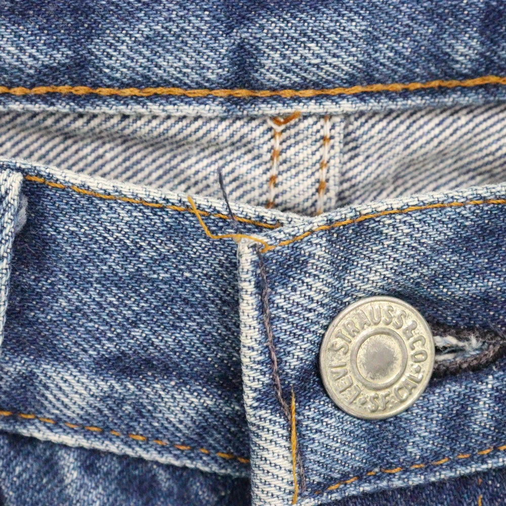 Levi's(リーバイス) 80s VINTAGE 501 ボタン裏555 赤耳 ストレートデニムパンツ インディゴ 985 555M