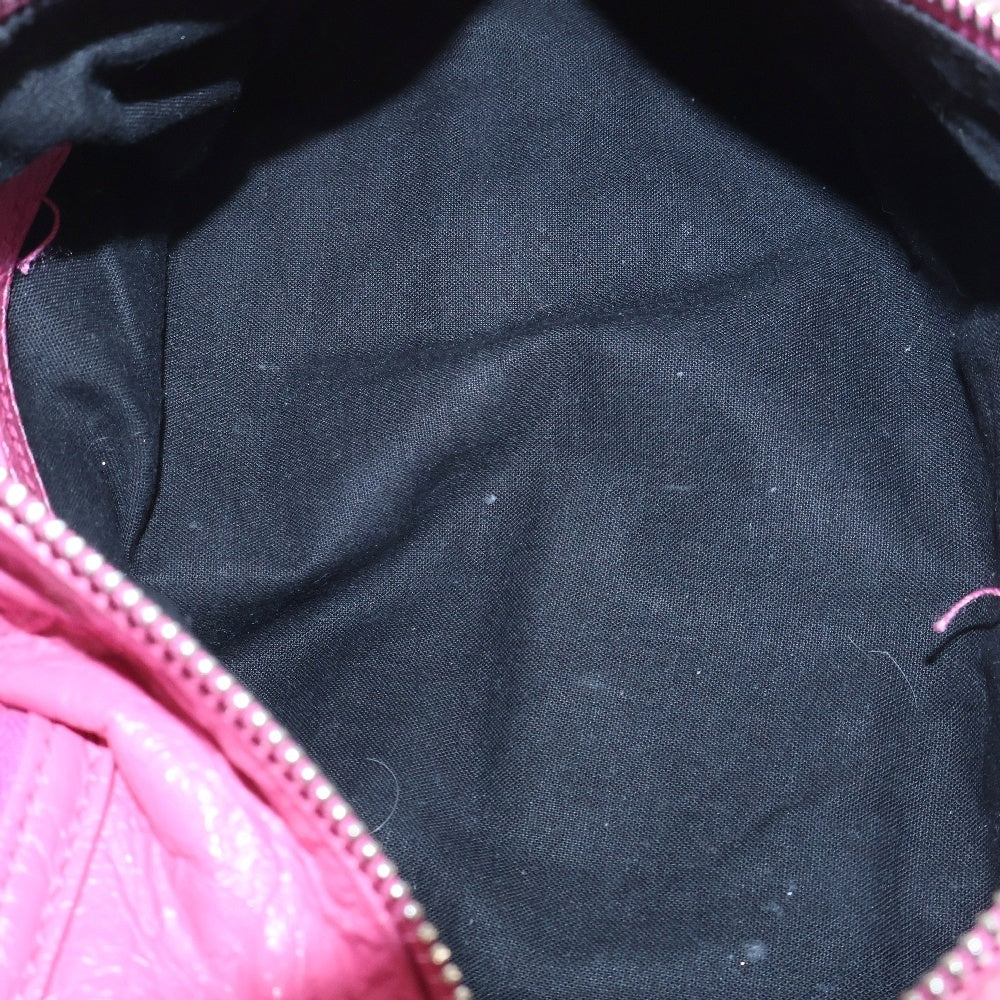 BALENCIAGA(バレンシアガ) SUPERBUSY XS SLING BAG XS 762516 スーパービージー メタリックレザー ボディバッグ ピンク