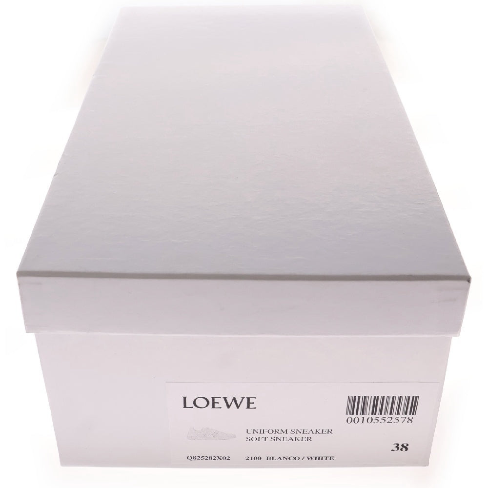 LOEWE(ロエベ) アナグラム レザー ローカットスニーカー 592403 ホワイト レディース