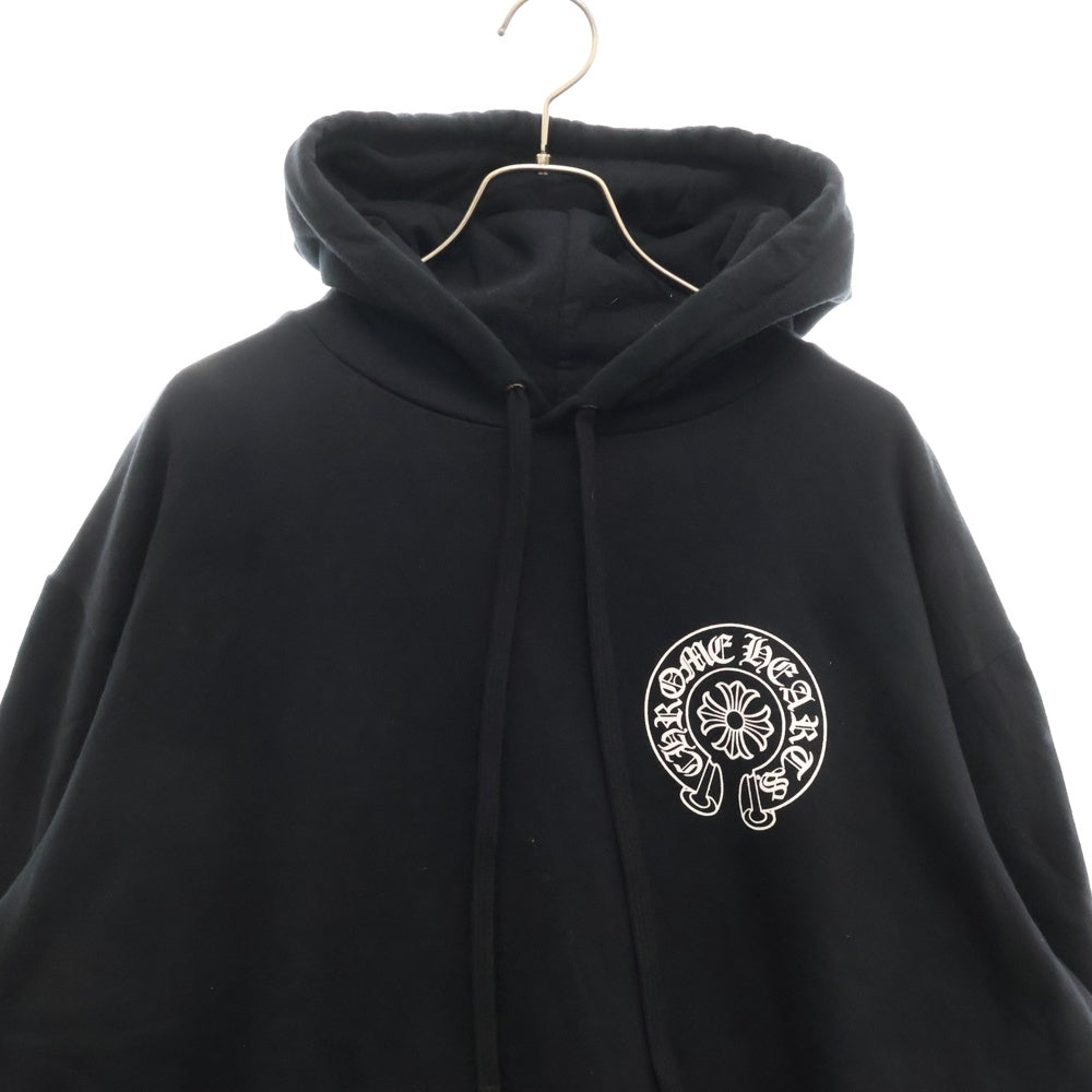CHROME HEARTS(クロムハーツ) SWTSHRT PLVR LTD ホノルル限定ホースシュープリントプルオーバーパーカー ブラック