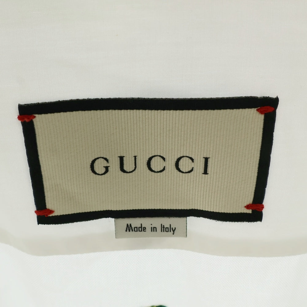 GUCCI(グッチ) シンボルズ デューク オックスフォード長袖ボタンシャツ ホワイト 501897