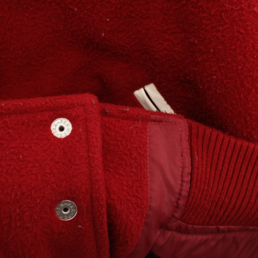 BoTT(ボット) Teddy Varsity Jacket ワッペン バーシティ スタジアムジャケット 233BoTT03 レッド
