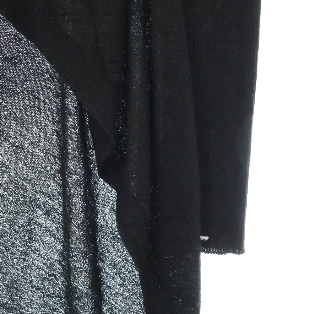 Rick Owens(リックオウエンス) 11AW LIMO ロングカシミヤニットカーディガン 長袖ニット ブラック RU2650