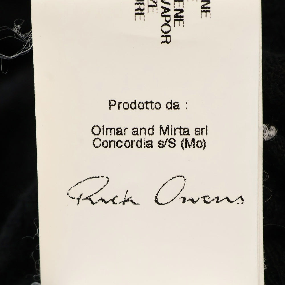 Rick Owens(リックオウエンス) 11AW LIMO ロングカシミヤニットカーディガン 長袖ニット ブラック RU2650