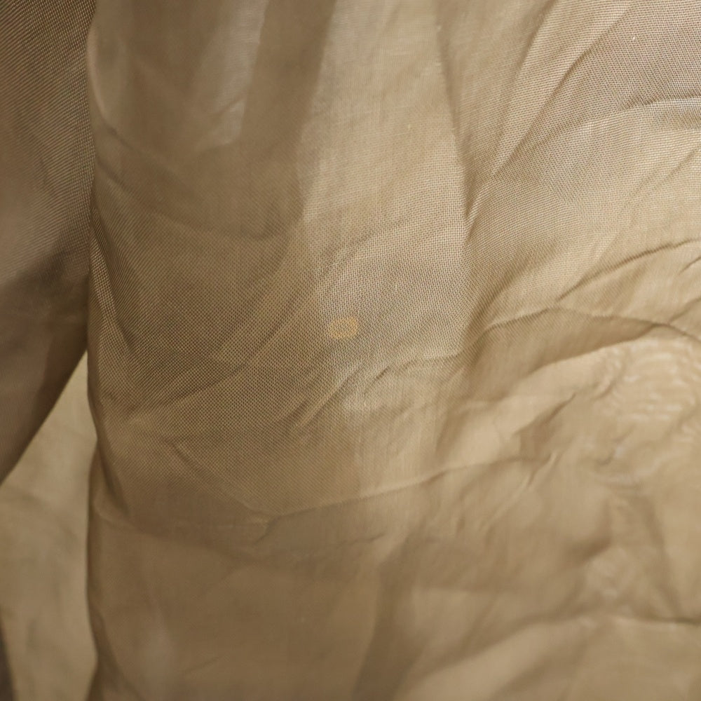 Rick Owens(リックオウエンス) 21SS LARRY SHIRT ラリーシャツ ロング丈長袖ボタンシャツ RP21S3732-J ブラウン