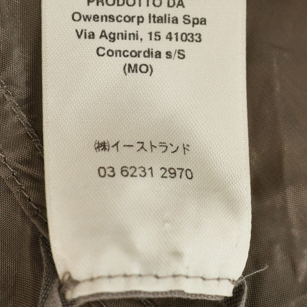 Rick Owens(リックオウエンス) 21SS LARRY SHIRT ラリーシャツ ロング丈長袖ボタンシャツ RP21S3732-J ブラウン