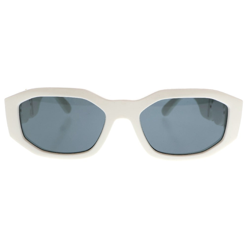 VERSACE(ヴェルサーチ) Medusa Biggie Sunglasses メデューサテンプル サングラス ホワイト/ゴールド