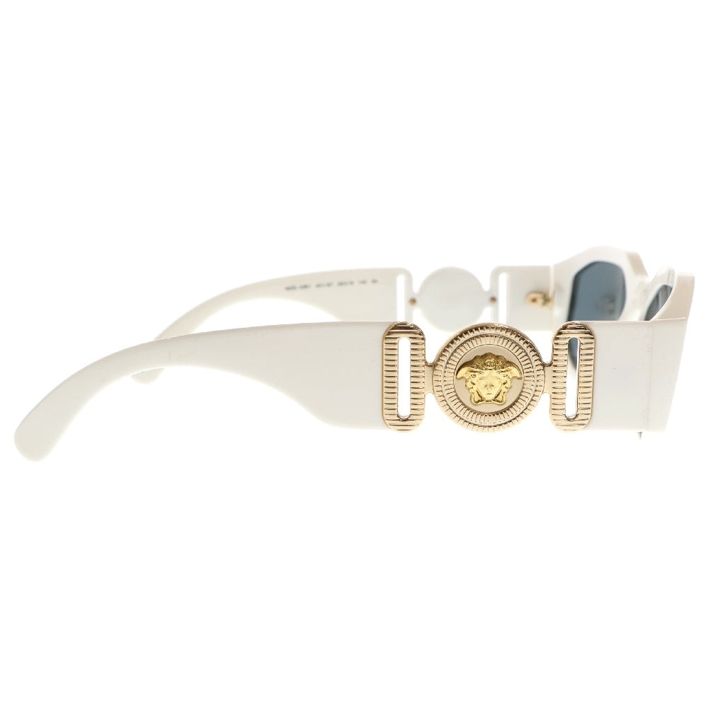 VERSACE(ヴェルサーチ) Medusa Biggie Sunglasses メデューサテンプル サングラス ホワイト/ゴールド
