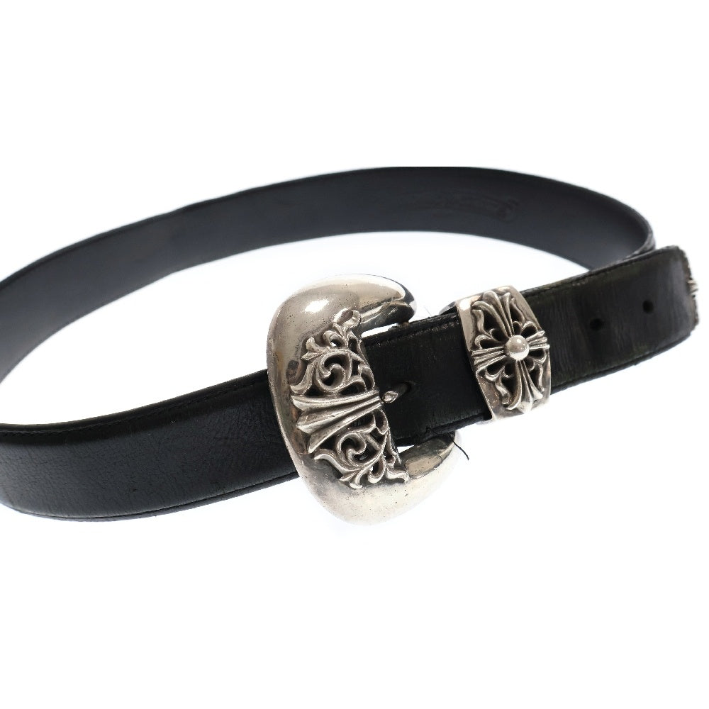 CHROME HEARTS(クロムハーツ) BLT CLASSIC 3PC クラシック 3ピース レザーベルト ブラック