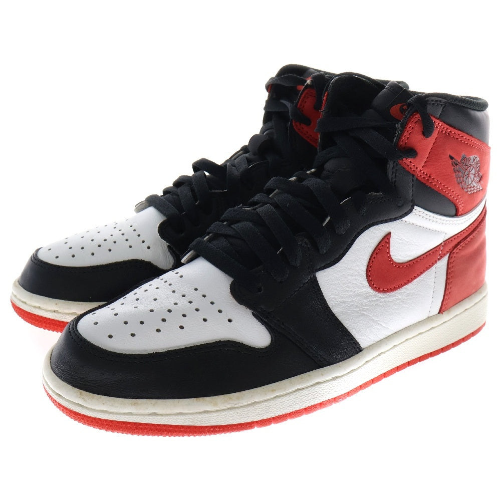 NIKE(ナイキ) AIR JORDAN1 RETRO HIGH OG TRACK RED 555088-112 エアジョーダン1 レトロ ハイカットスニーカー トラック レッド/ホワイト US8/26cm