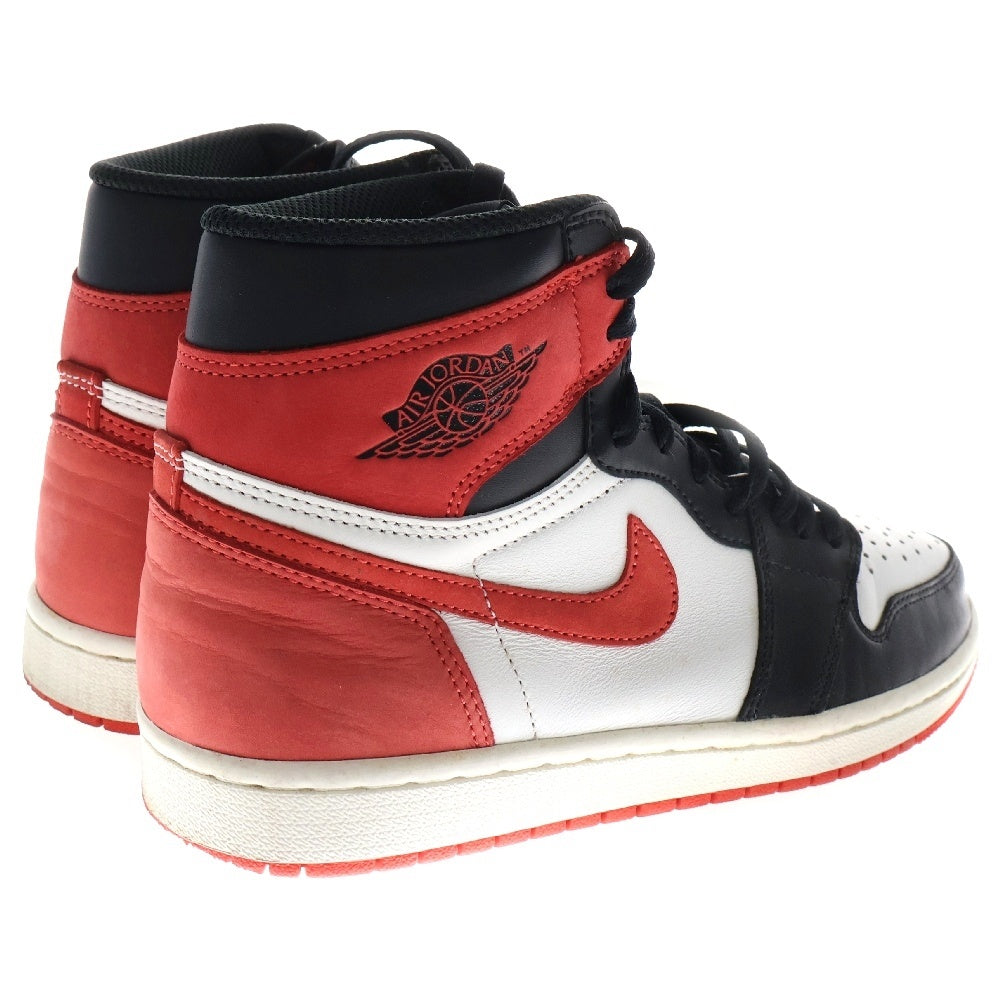 NIKE(ナイキ) AIR JORDAN1 RETRO HIGH OG TRACK RED 555088-112 エアジョーダン1 レトロ ハイカットスニーカー トラック レッド/ホワイト US8/26cm