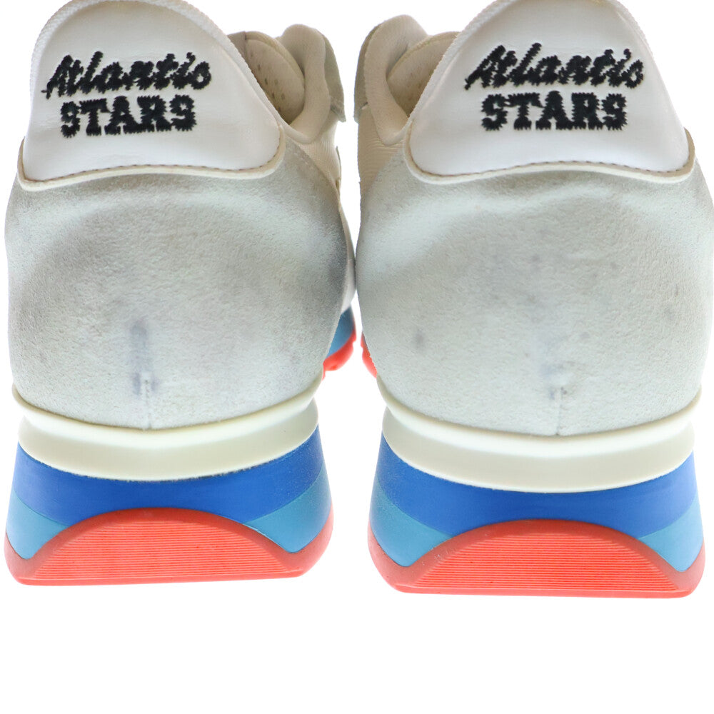 Atlantic STARS(アトランティックスターズ) ANTARES TOWN-60B レザースターパッチ スウェードローカットスニーカー グレー