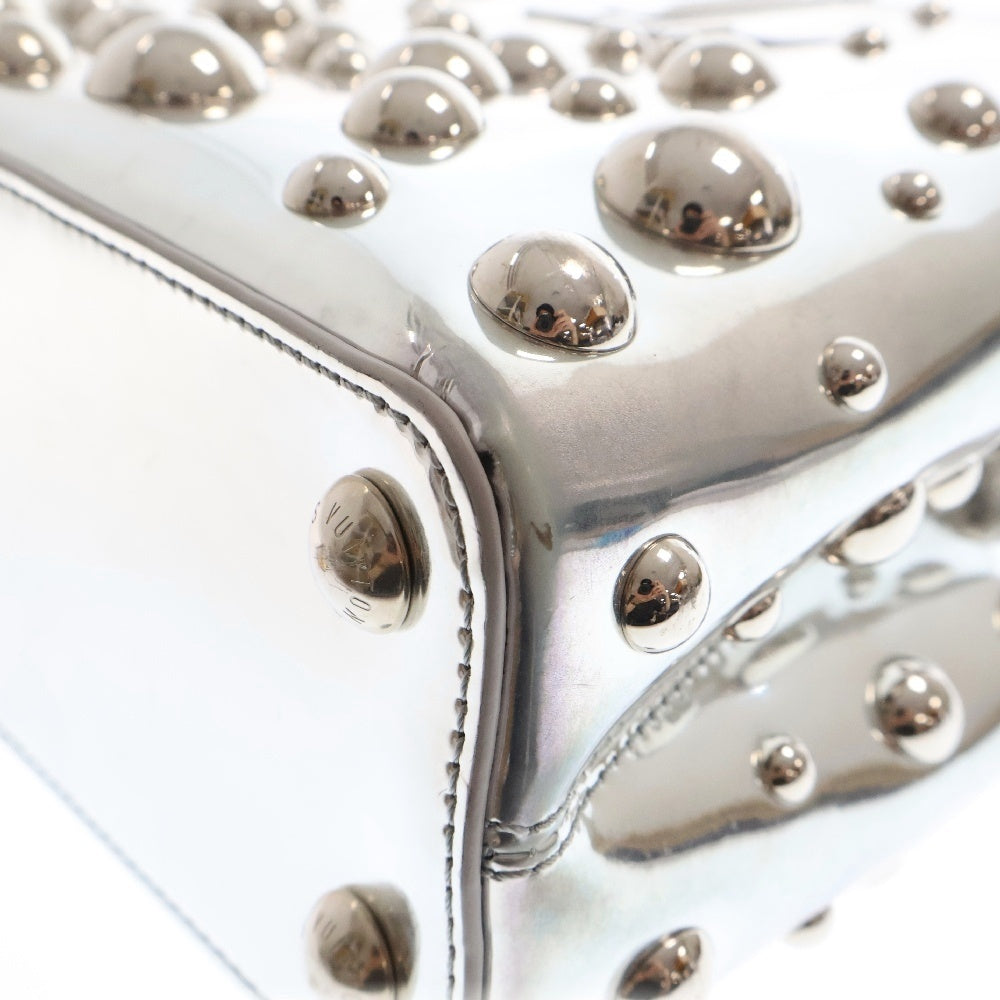 LOUIS VUITTON(ルイヴィトン) Capucines BB 2WAY カプシーヌ BB トリヨン レザー メタル ドットショルダーバッグ ハンドバッグ シルバー M21634 ICシリアル