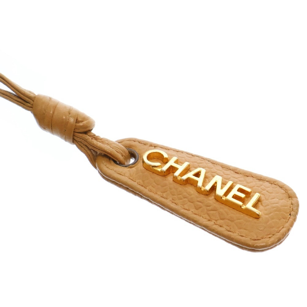 CHANEL(シャネル) 1997年 キャビアスキン トリプルココマークステッチ セミショルダーバッグ P8320 ベージュ