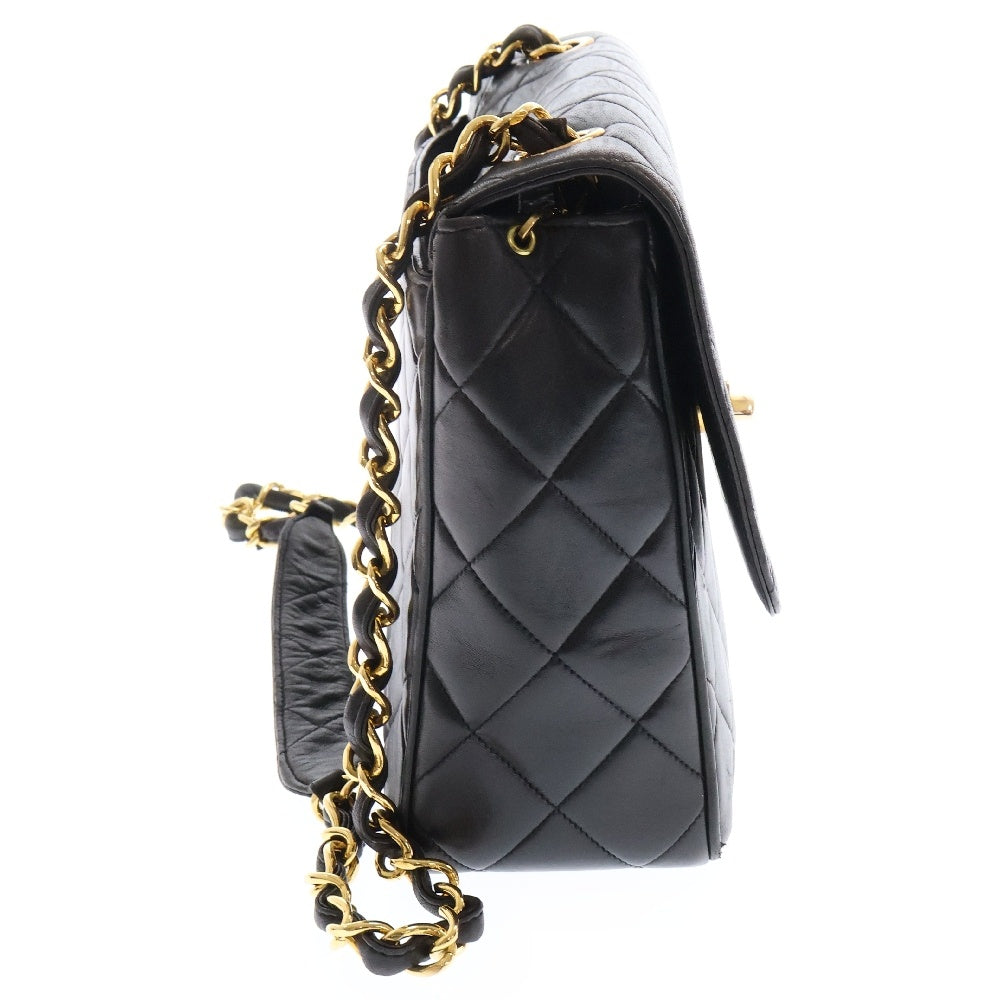 CHANEL(シャネル) デカマトラッセ ココマーク チェーンショルダーバッグ ブラック
