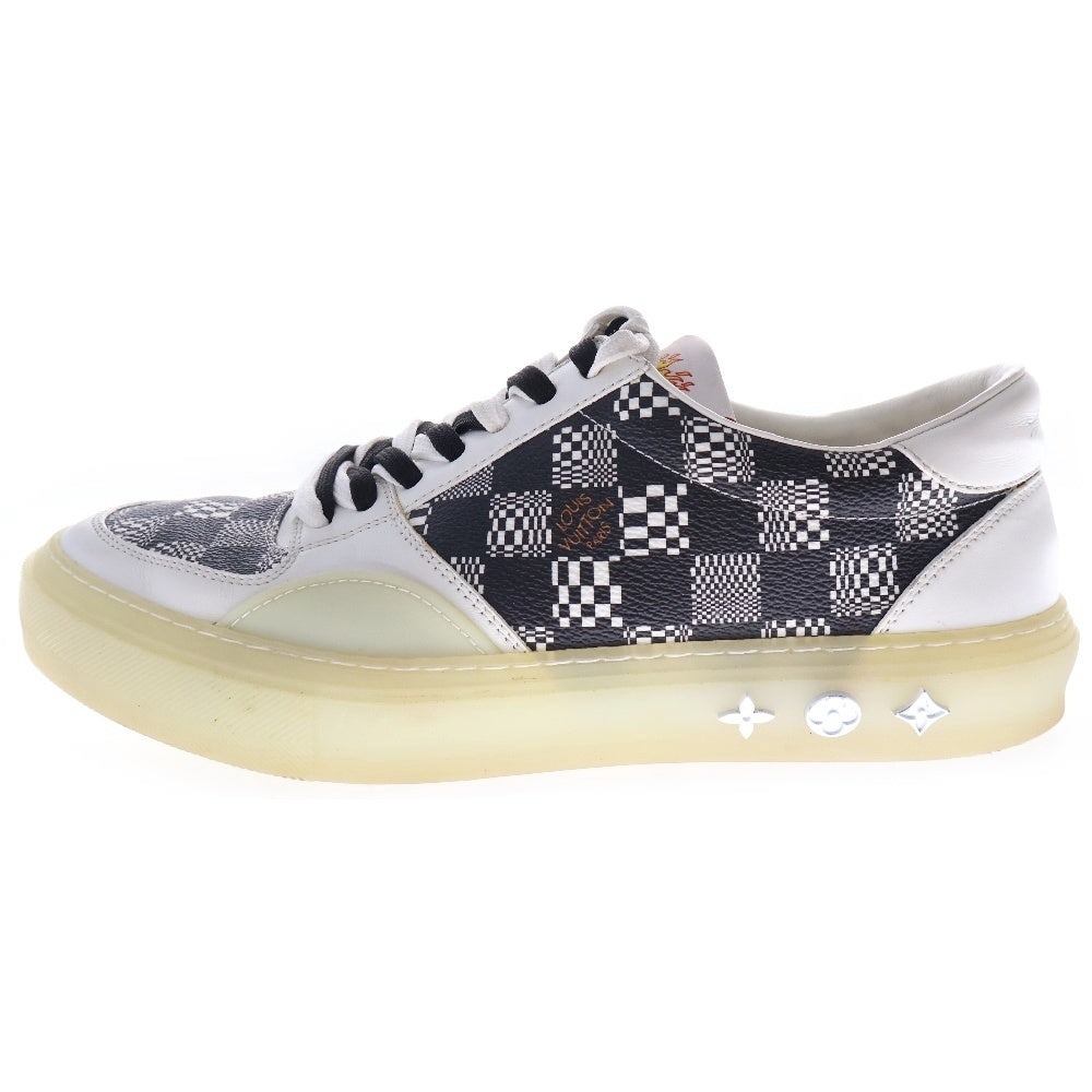 LOUIS VUITTON(ルイヴィトン) 21SS ディストーテッド ダミエLVオリ・ラインスニーカー ホワイト MS1220