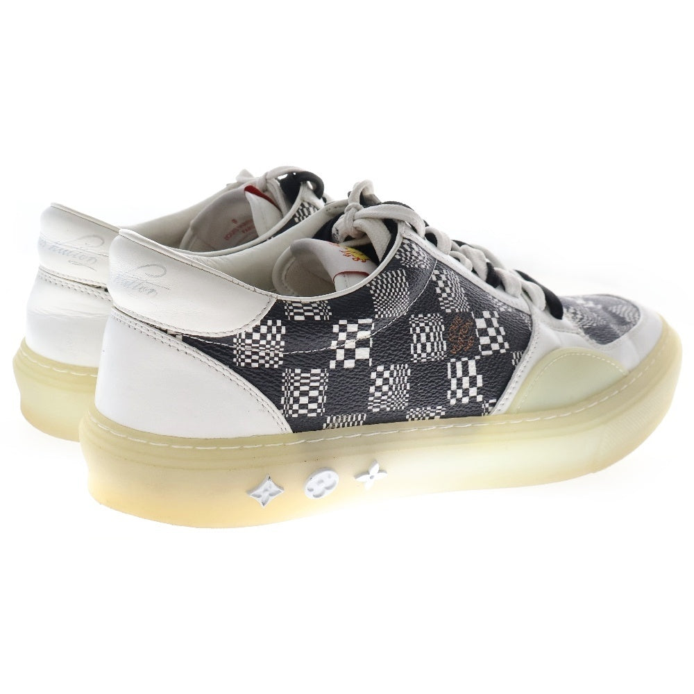 LOUIS VUITTON(ルイヴィトン) 21SS ディストーテッド ダミエLVオリ・ラインスニーカー ホワイト MS1220