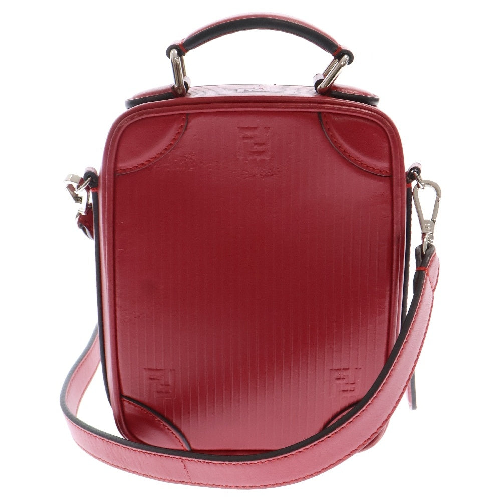 FENDI(フェンディ) クロスボディ レザー 2WAYショルダーバッグ レッド 7VA542 AG0R