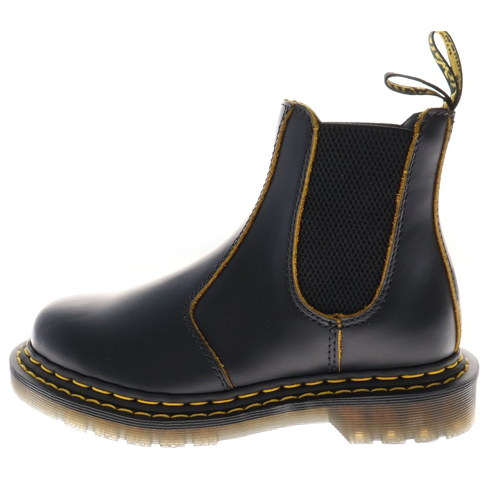Dr.Martens(ドクターマーチン) 2976 DOUBLE STITCH ダブルスステッチ チェルシー サイドゴア レザーブーツ レディース 27001032 ブラック