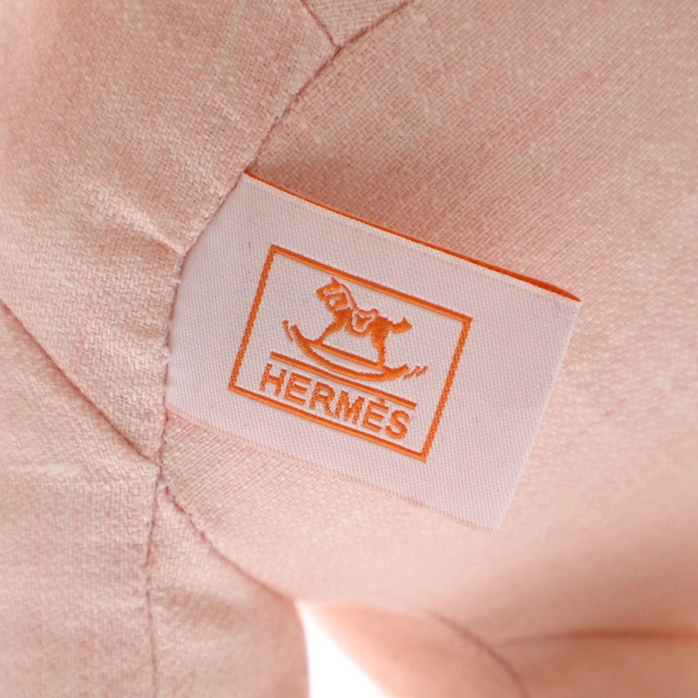 HERMES(エルメス) ベビーエルミー ファー付き ホースぬいぐるみ ピンク レディース