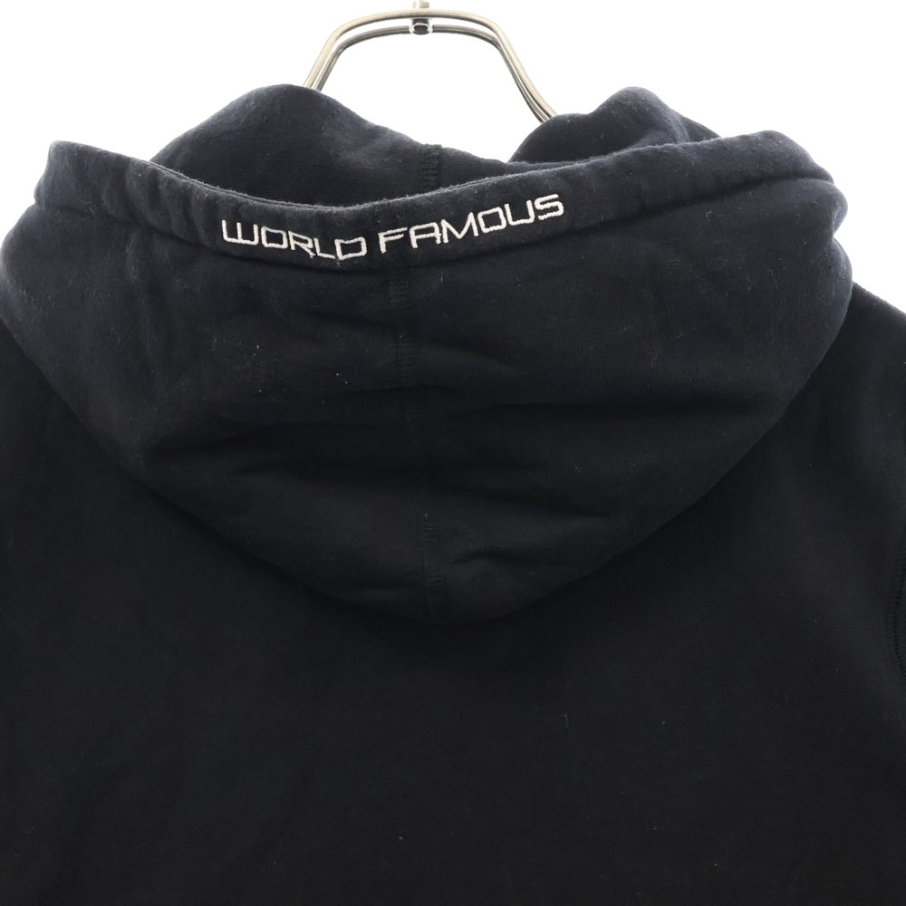SUPREME(シュプリーム) 17SS Sequin Logo Hooded Sweatshirt スパンコールロゴ フーディープルオーバーパーカー ブラック