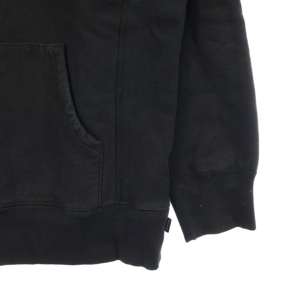 SUPREME(シュプリーム) 17SS Sequin Logo Hooded Sweatshirt スパンコールロゴ フーディープルオーバーパーカー ブラック