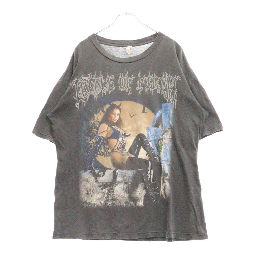 VINTAGE(ヴィンテージ) 00s CRADLE OF FILTH VIGOR MORTIS クレイドル オブ フィルス ヴィンテージ 両面プリントTシャツ 半袖カットソー ブラック