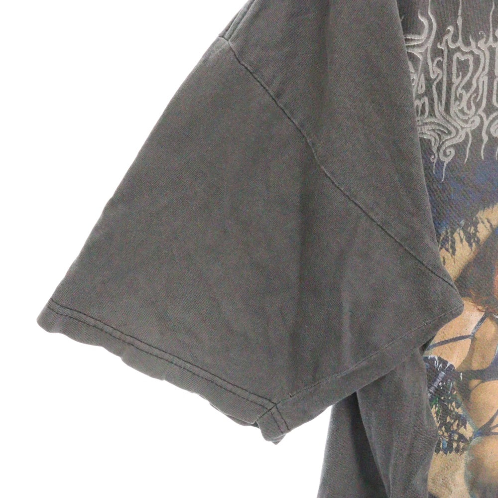 VINTAGE(ヴィンテージ) 00s CRADLE OF FILTH VIGOR MORTIS クレイドル オブ フィルス ヴィンテージ 両面プリントTシャツ 半袖カットソー ブラック