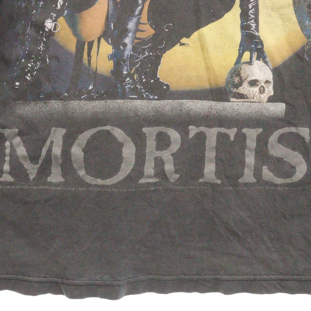 VINTAGE(ヴィンテージ) 00s CRADLE OF FILTH VIGOR MORTIS クレイドル オブ フィルス ヴィンテージ 両面プリントTシャツ 半袖カットソー ブラック
