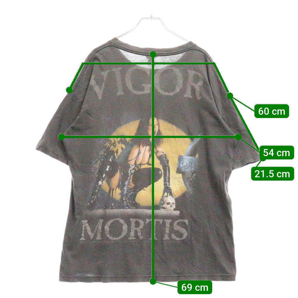 VINTAGE(ヴィンテージ) 00s CRADLE OF FILTH VIGOR MORTIS クレイドル オブ フィルス ヴィンテージ 両面プリントTシャツ 半袖カットソー ブラック