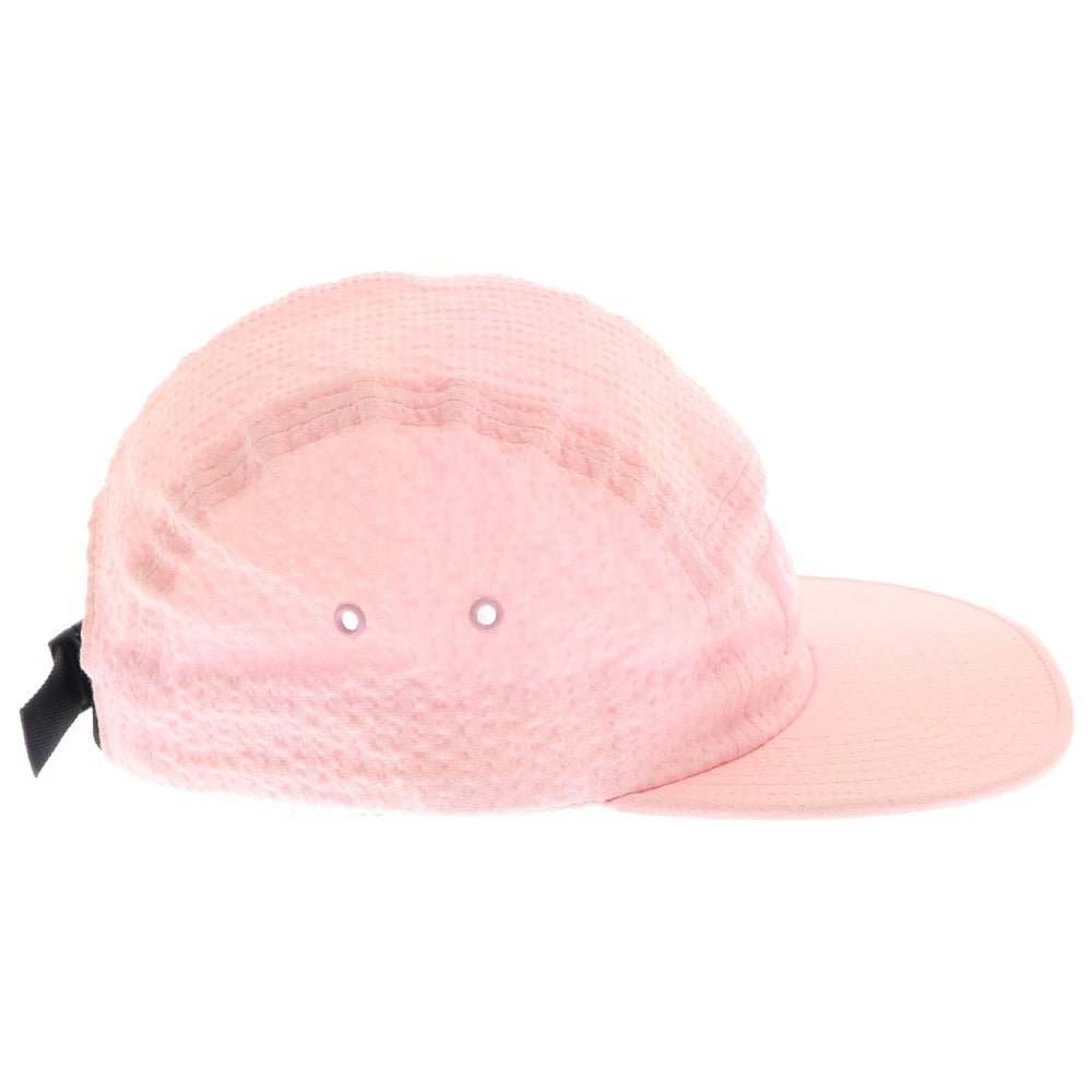 SUPREME(シュプリーム) 17SS Tonal Seersucker Camp Cap トーナル シアサッカー キャップ ピンク