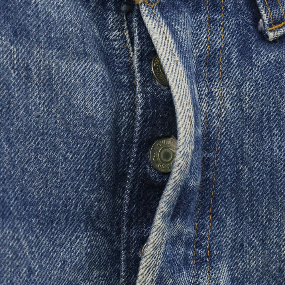 Levi's(リーバイス) 80s VINTAGE 501 スモールe 赤耳 ボタン裏刻印524 ボタンフライデニムパンツ インディゴ