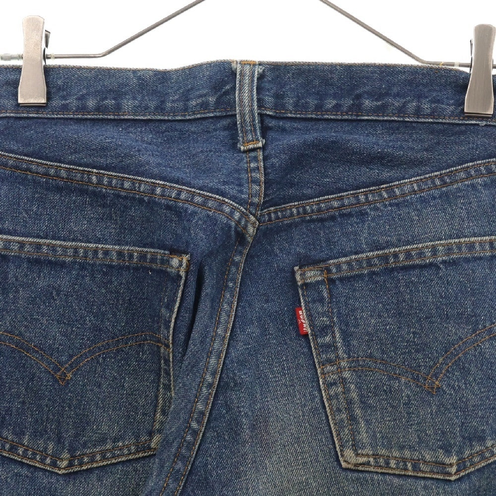 Levi's(リーバイス) 80s VINTAGE 501 スモールe 赤耳 ボタン裏刻印524 ボタンフライデニムパンツ インディゴ