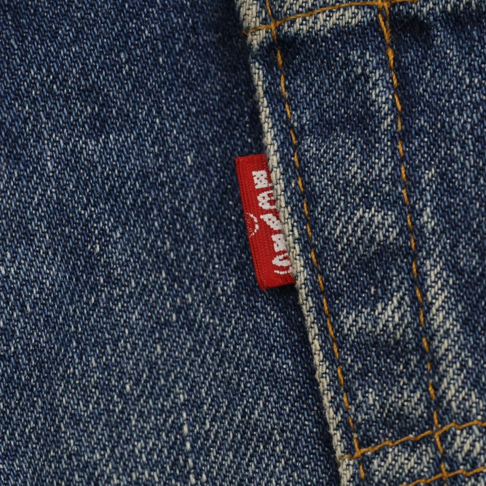 Levi's(リーバイス) 80s VINTAGE 501 スモールe 赤耳 ボタン裏刻印524 ボタンフライデニムパンツ インディゴ