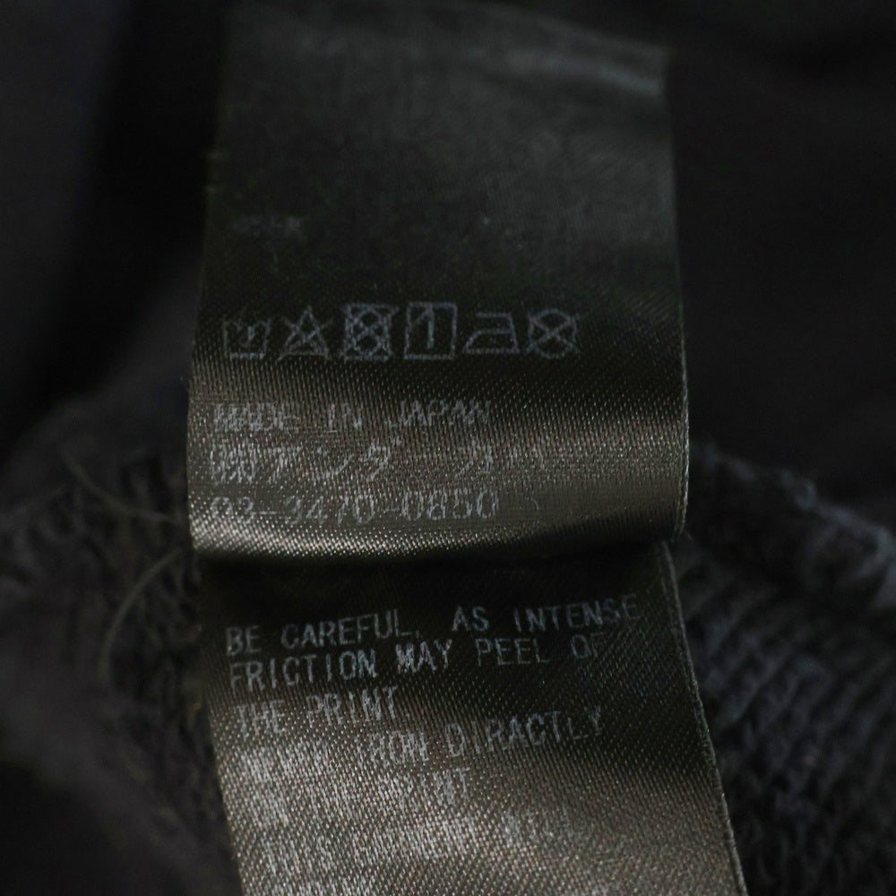 UNDERCOVER(アンダーカバー) 20AW FALLEN MAN SWEAT FACE フロントプリント クルーネック スウェットシャツ UCZ4892-1 ブラック