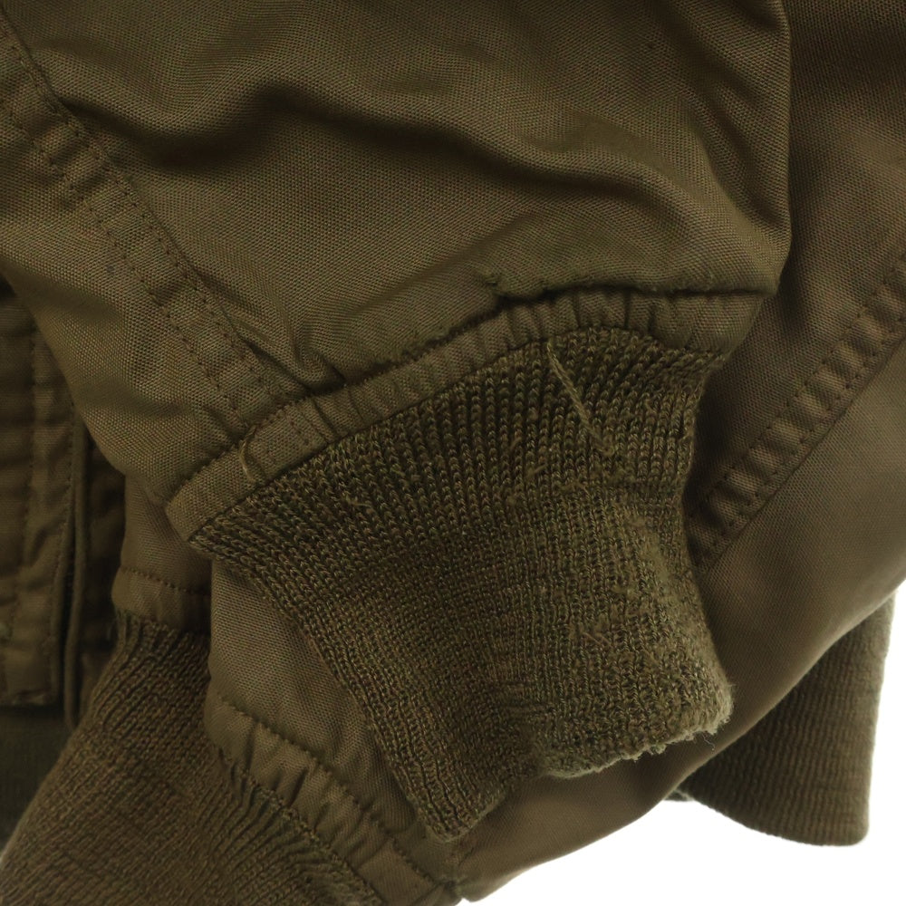 VINTAGE(ヴィンテージ) 70s U.S.ARMY ヘリコプタークルージャケット ナイロンジャケット カーキ