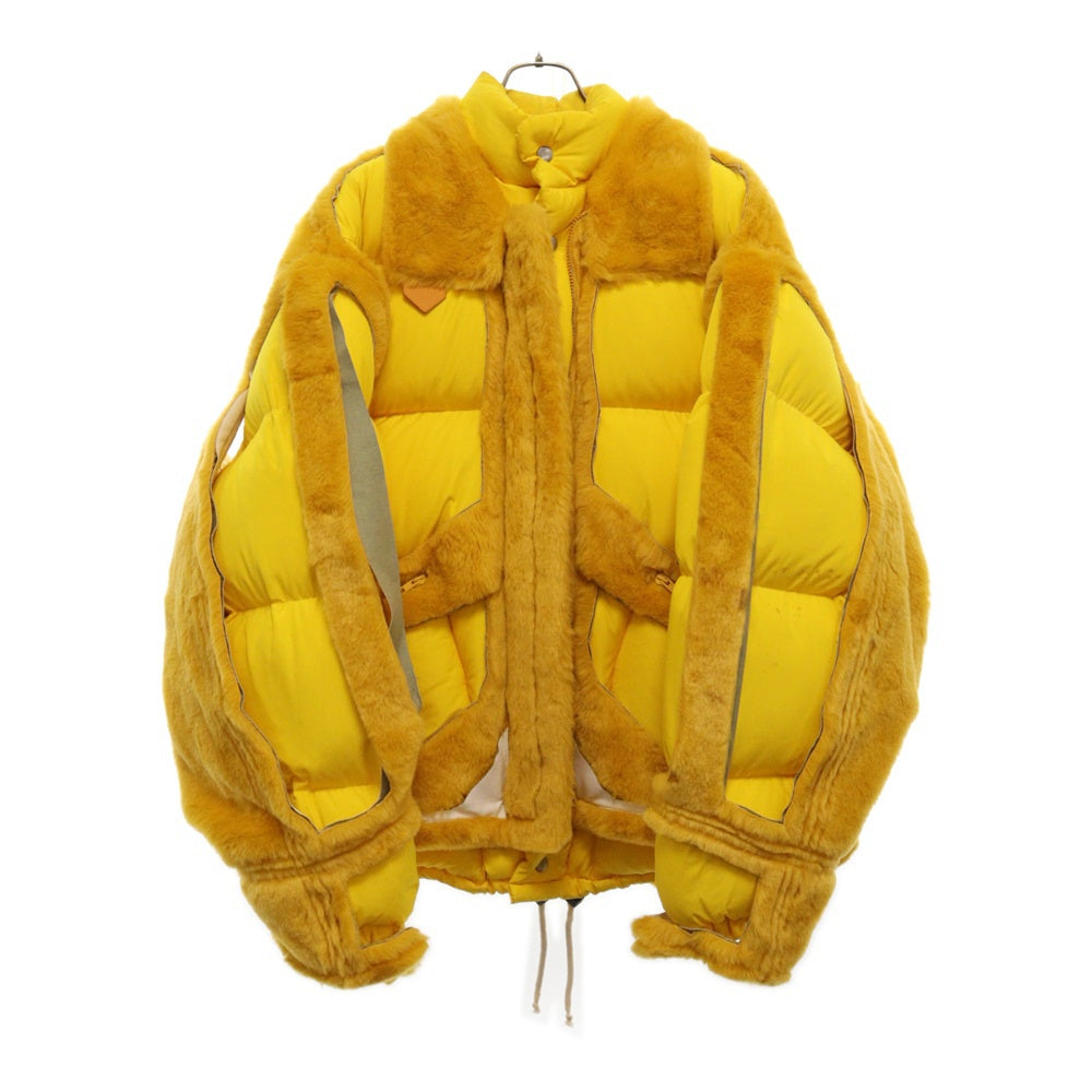 Maison Margiela 10(メゾン マルジェラ) 18AW DECORTIQUE OVER SIZE DOWN JACKET デコルティケ ファー オーバーサイズ ダウンジャケット S30AM0411 イエロー